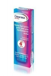 Крем, Clearasil (Клерасил) 15 мл ультра быстрого действия для проблемной кожи