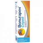 Вольтарен, спрей д/наружн. прим. 8мг/доза 114 доз 25 г №1 флакон