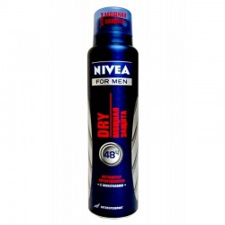 Дезодорант-антиперспирант для мужчин, Nivea (Нивея) 150 мл драй мощная защита спрей