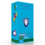 Перчатки смотровые нитриловые нестерильные неопудренные, р. XL №45 LN 315 Сейф энд Кеа текстурированные пара белые 2400001858309